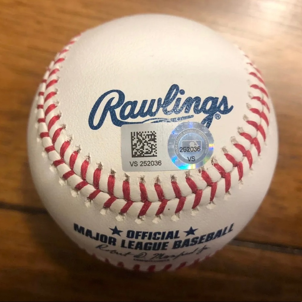 Autographed Derek Jeter Baseball